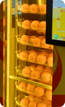 Kapasitas jeruk SqueezeMe vending machine Natural Series